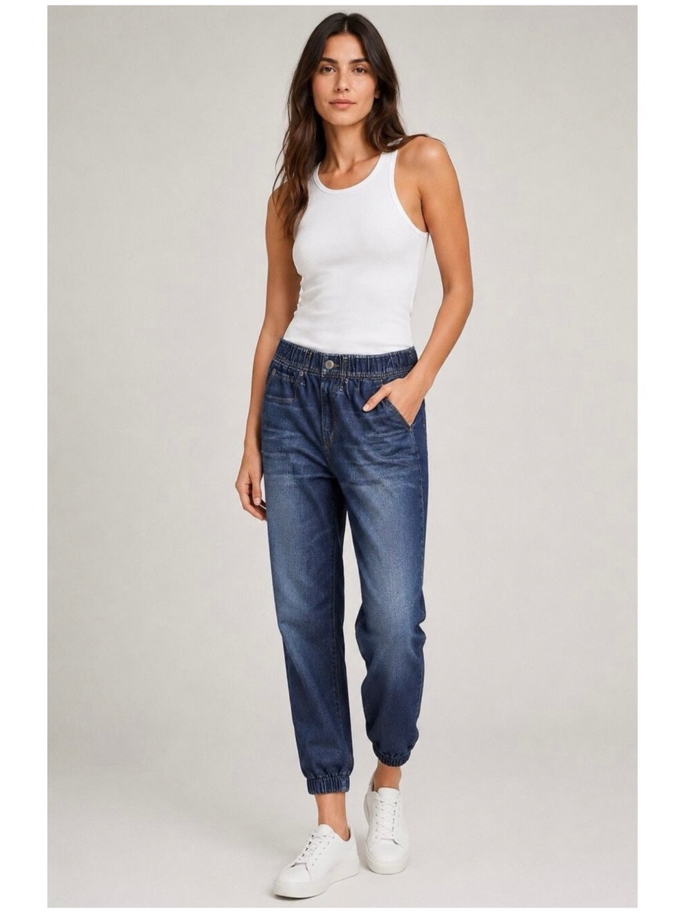 Rag & Bone Women’s Sz S M High Rise Jogger Sweatpant Jeans Relaxed Mirimar